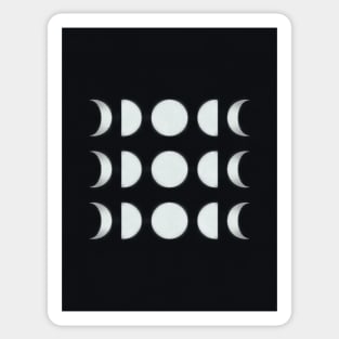 Moon Phases Symmetry Sticker